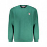 SUDADERA FILA HOMBRE VERDE SIN CREMALLERA