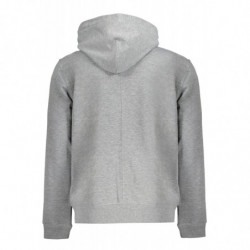 CALVIN KLEIN MEN'S ZIP-UP SWEATSHIRT GREY