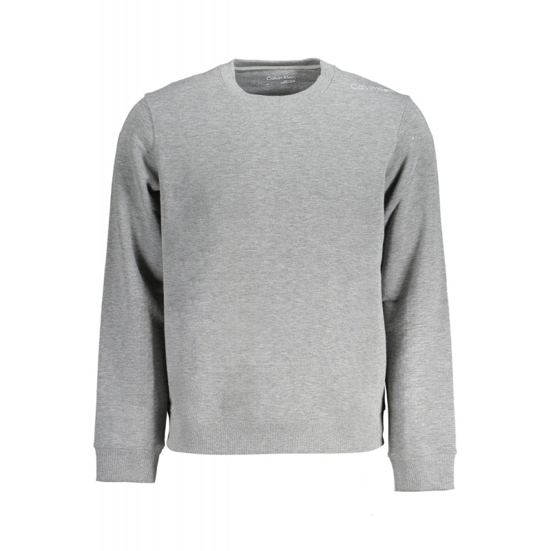 SUDADERA GRIS SIN CREMALLERA CALVIN KLEIN HOMBRE