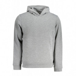 SWEAT-SHIRT SANS FERMETURE ÉCLAIR GRIS CALVIN KLEIN POUR HOMMES