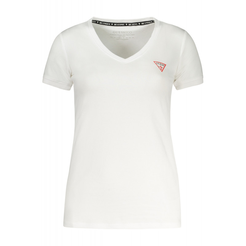 CAMISETA MANGA CORTA MUJER GUESS JEANS BLANCO