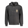 SWEAT-SHIRT ZIPPÉ POUR HOMMES GUESS JEANS NOIR
