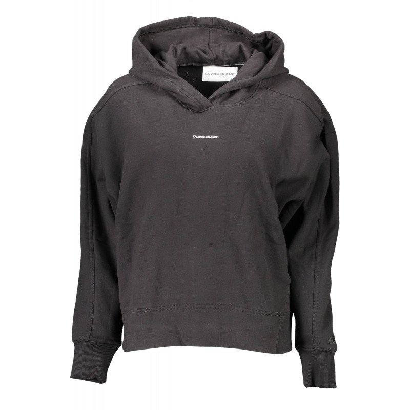 CALVIN KLEIN SWEATSHIRT OHNE REISSVERSCHLUSS DAMEN SCHWARZ