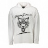 PLEIN SPORT SWEATSHIRT WITHOUT ZIP MAN WHITE