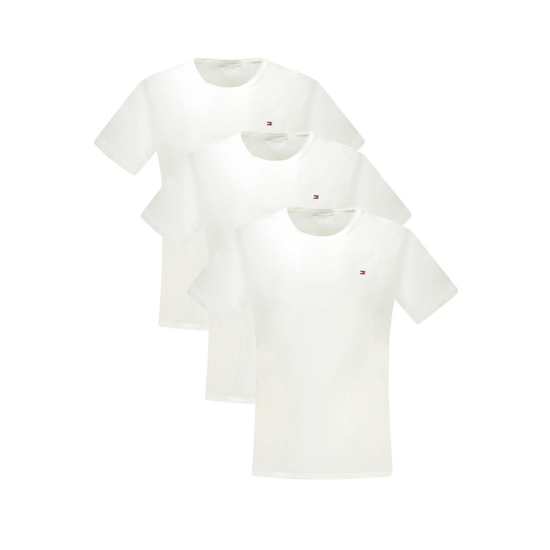 T-SHIRT À MANCHES COURTES TOMMY HILFIGER HOMME BLANC
