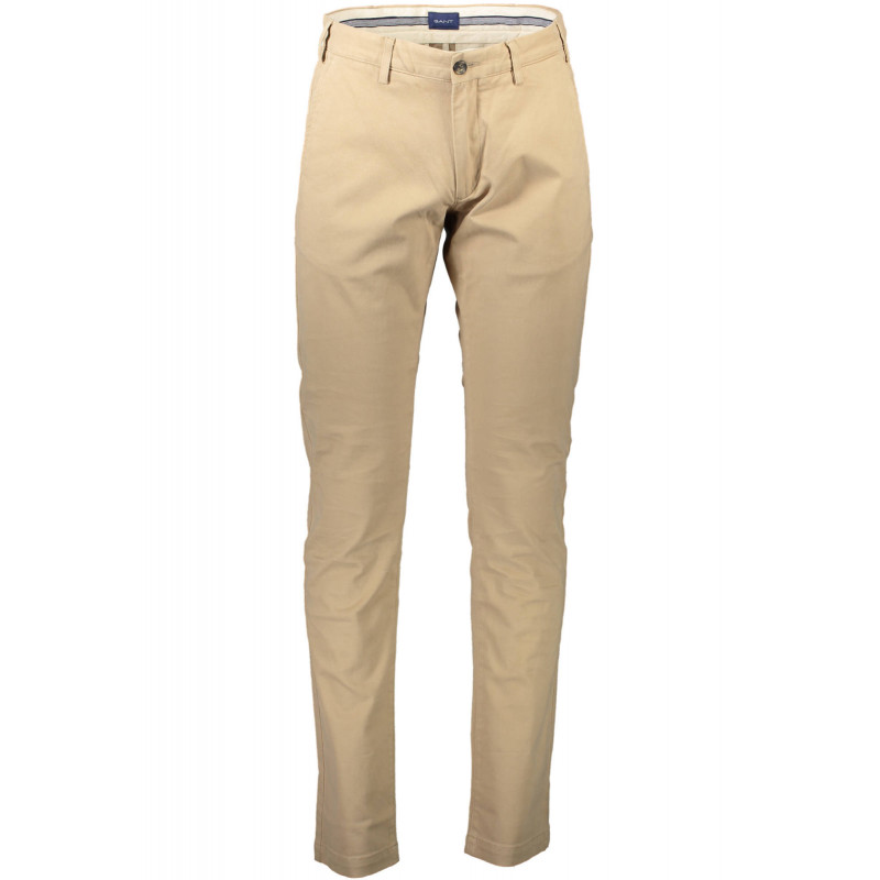 GANT MEN'S BEIGE TROUSERS