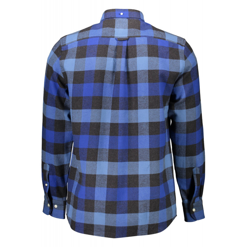 CHEMISE HOMME GANT BLEUE À MANCHES LONGUES