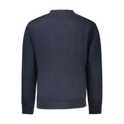HUGO BOSS HERREN SWEATSHIRT MIT ZIP-UP BLAU