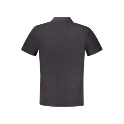 HUGO BOSS POLO MANICHE CORTE UOMO NERO