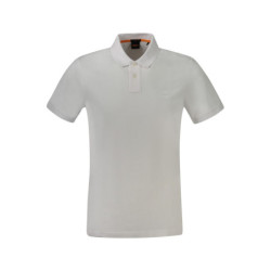 HUGO BOSS POLO MANICHE CORTE UOMO BIANCO