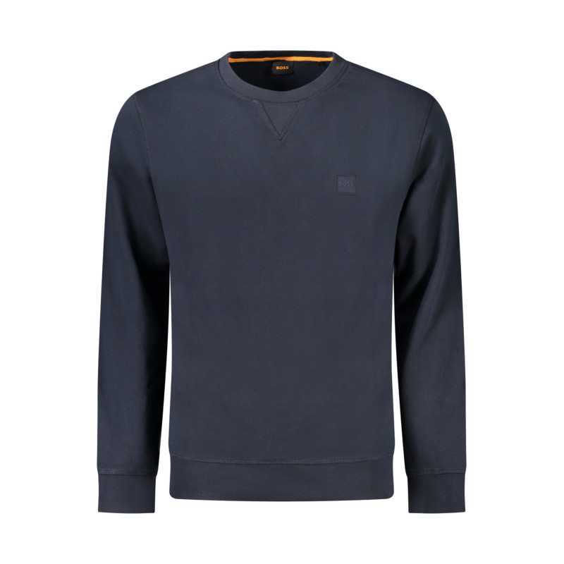 SUDADERA HUGO BOSS CON CREMALLERA PARA HOMBRE AZUL
