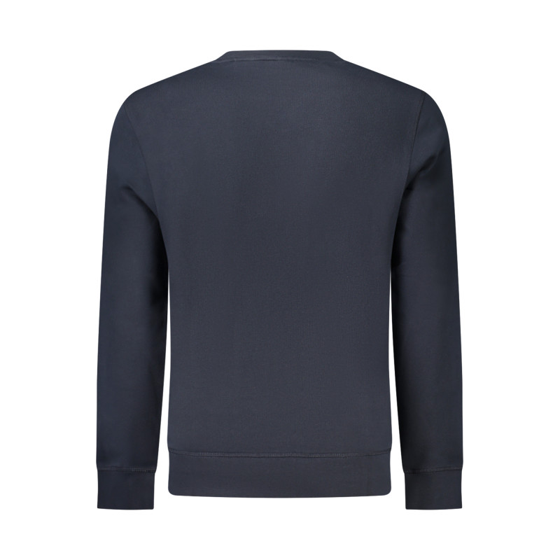 HUGO BOSS MEN'S ZIP-UP SWEATSHIRT BLUE