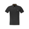 HUGO BOSS POLO MANICHE CORTE UOMO NERO