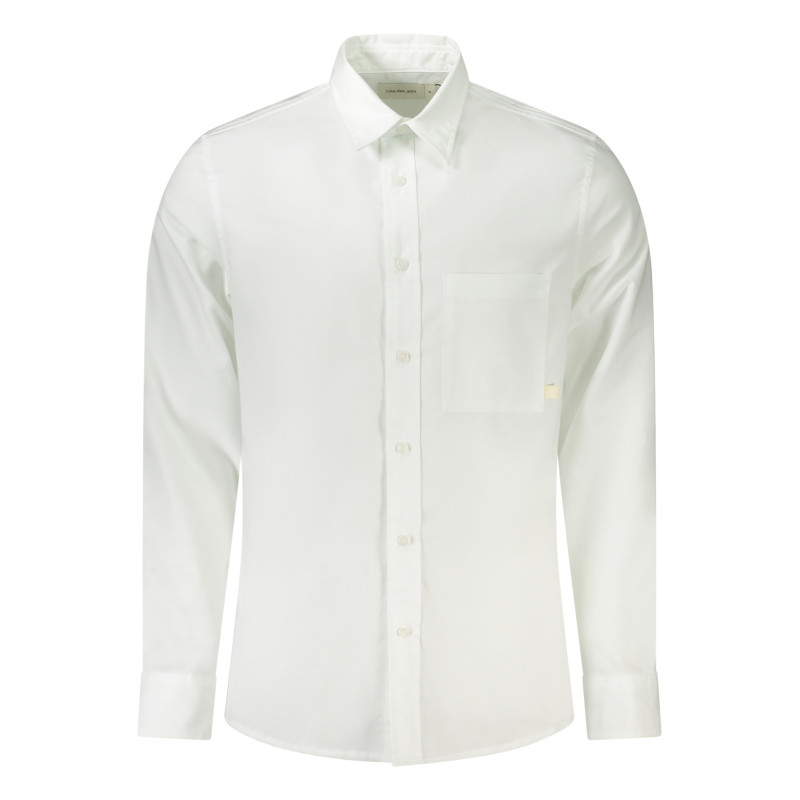 CALVIN KLEIN LANGARMSHIRT HERREN WEISS