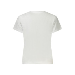 T-SHIRT À MANCHES COURTES GUESS JEANS FEMME BLANC