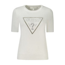 GUESS JEANS WEISSER PULLOVER FÜR DAMEN