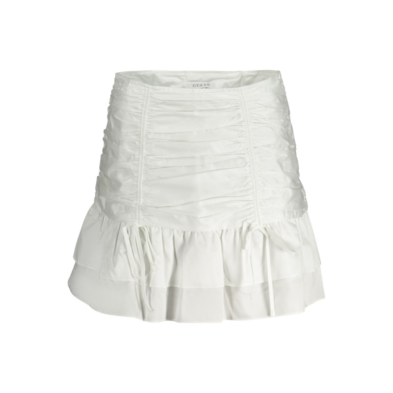 GUESS JEANS SHORT SKIRT WOMEN WHITE
