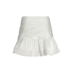 GUESS JEANS SHORT SKIRT WOMEN WHITE