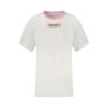 GUESS JEANS T-SHIRT MANICHE CORTE DONNA BIANCO