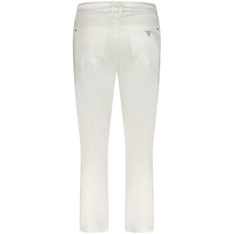 GUESS JEANS WOMEN'S WHITE DENIM JEANS