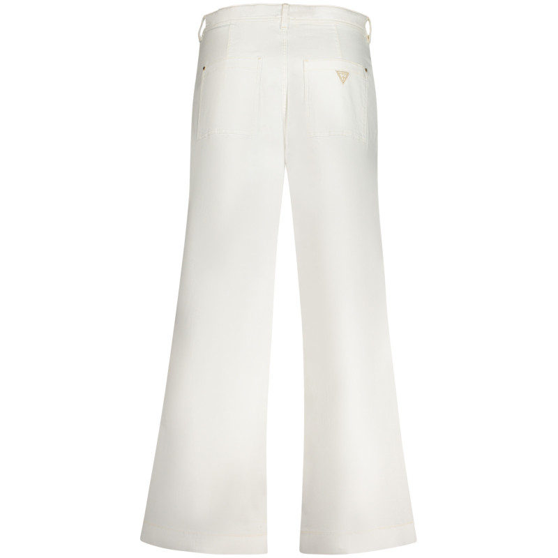GUESS JEANS WOMEN'S WHITE DENIM JEANS
