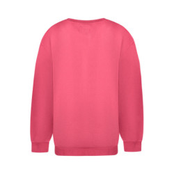 SWEAT-SHIRT GUESS JEANS SANS ZIP ENFANT ROUGE