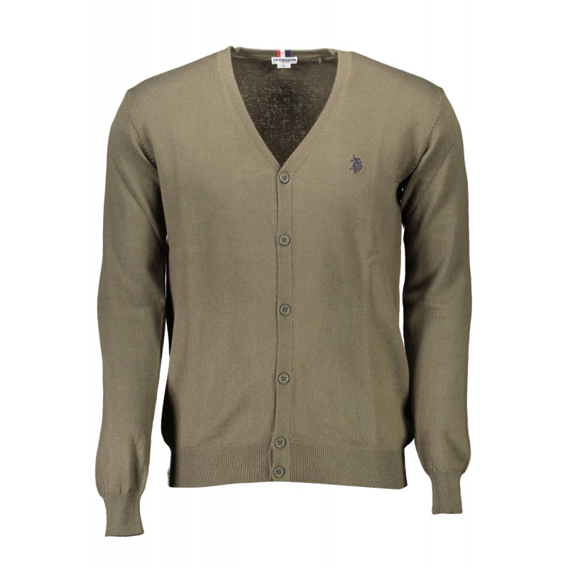 US POLO GRÜN HERREN CARDIGAN