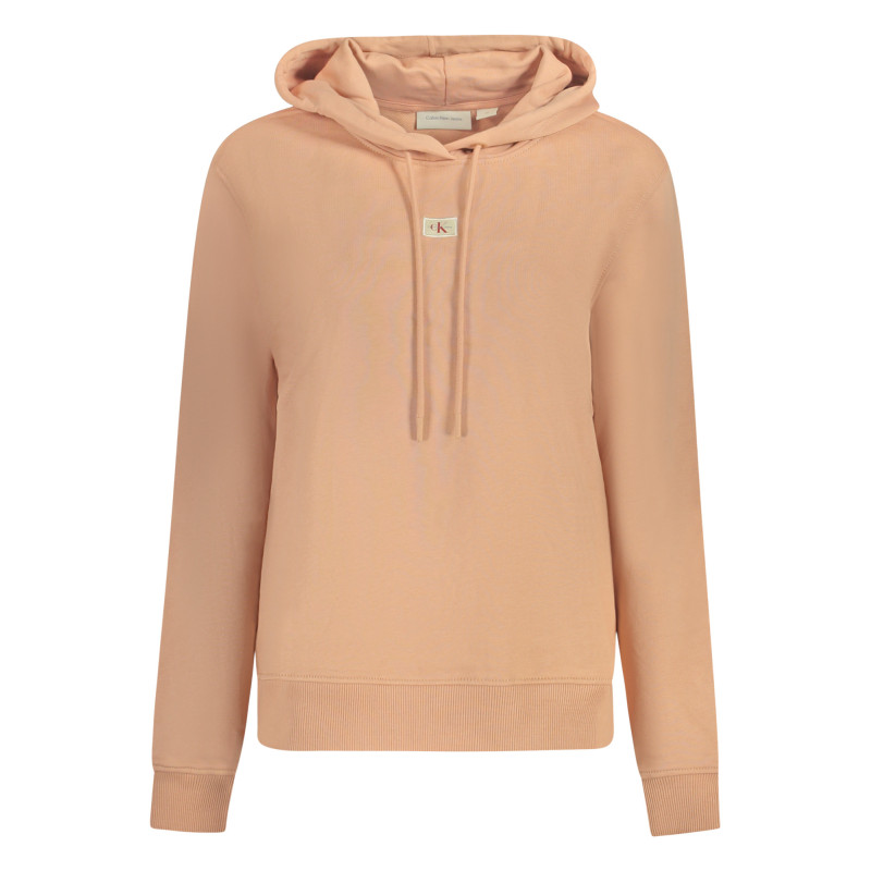 CALVIN KLEIN FELPA SENZA ZIP DONNA ROSA