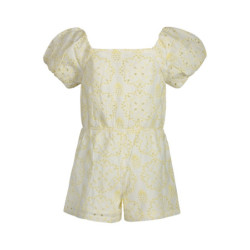 ROBE COURTE EN JEANS GUESS FILLE JAUNE