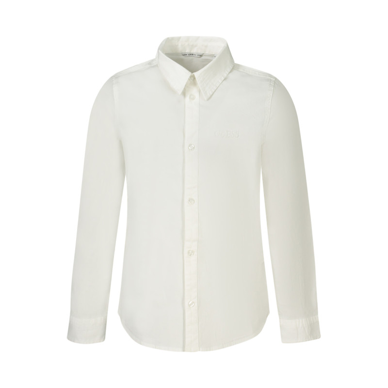 GUESS JEANS CAMICIA MANICHE LUNGHE BAMBINO BIANCO