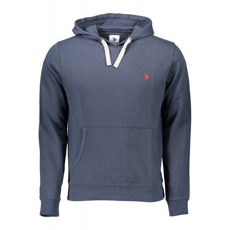 US POLO HERREN SWEATSHIRT BLAU MIT REISSVERSCHLUSS