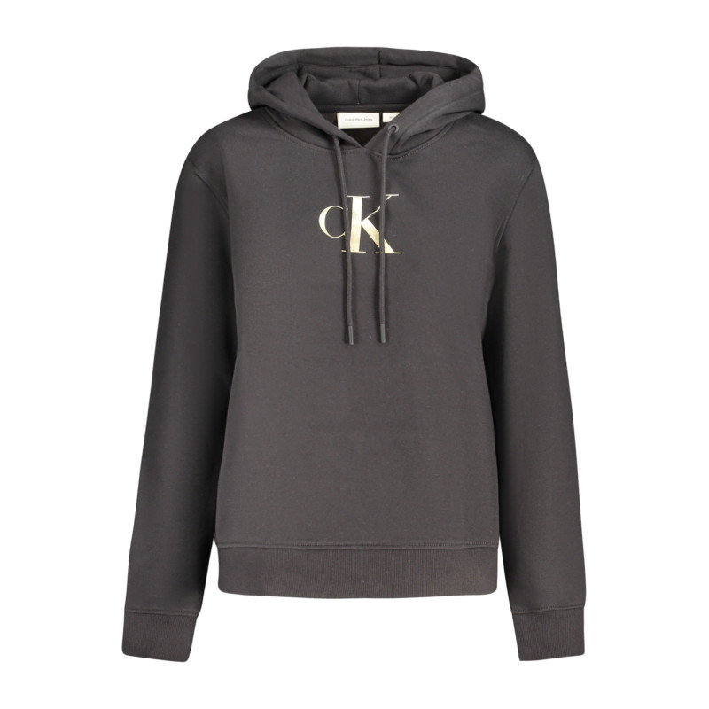 CALVIN KLEIN SWEATSHIRT OHNE REISSVERSCHLUSS DAMEN SCHWARZ