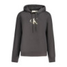 SUDADERA CALVIN KLEIN SIN CREMALLERA MUJER NEGRA