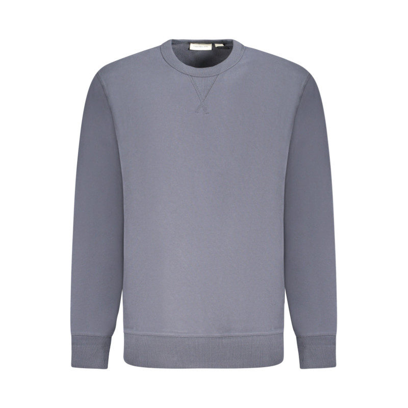 SWEAT-SHIRT CALVIN KLEIN SANS ZIP HOMME BLEU