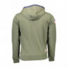 SWEAT-SHIRT ZIP HOMME US POLO VERT