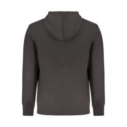 Sweat-shirt zippé noir pour homme Calvin Klein