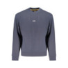 HUGO BOSS MEN'S BLUE ZIP-UP SWEATSHIRT