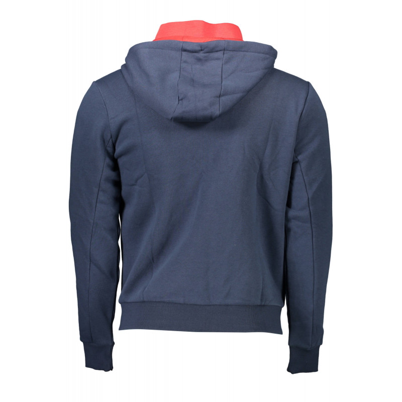 SWEAT-SHIRT HOMME US POLO BLEU AVEC ZIP