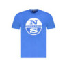 T-SHIRT À MANCHES COURTES POUR HOMMES NORTH SAILS BLEU