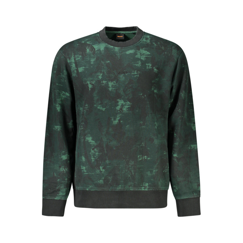 SUDADERA HUGO BOSS SIN CREMALLERA HOMBRE VERDE