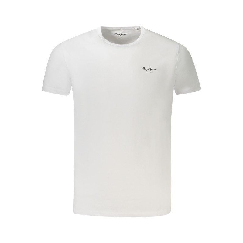 PEPE JEANS T-SHIRT MANICHE CORTE UOMO BIANCO