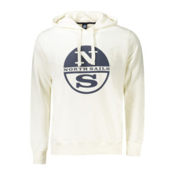 SWEAT-SHIRT ZIPPÉ POUR HOMMES NORTH SAILS BLANC