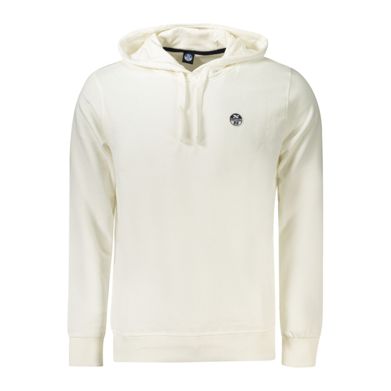 NORTH SAILS MEN'S ZIP-UP SWEATSHIRT WHITE