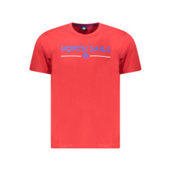 CAMISETA MANGA CORTA HOMBRE NORTH SAILS ROJA