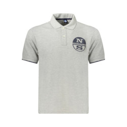 NORTH SAILS MEN'S SHORT SLEEVE POLO GREY