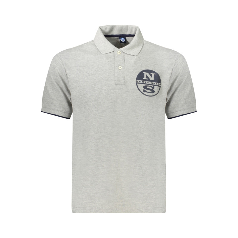 POLO MANGA CORTA HOMBRE NORTH SAILS GRIS