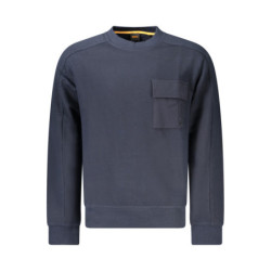 HUGO BOSS MEN'S ZIP-UP SWEATSHIRT BLUE