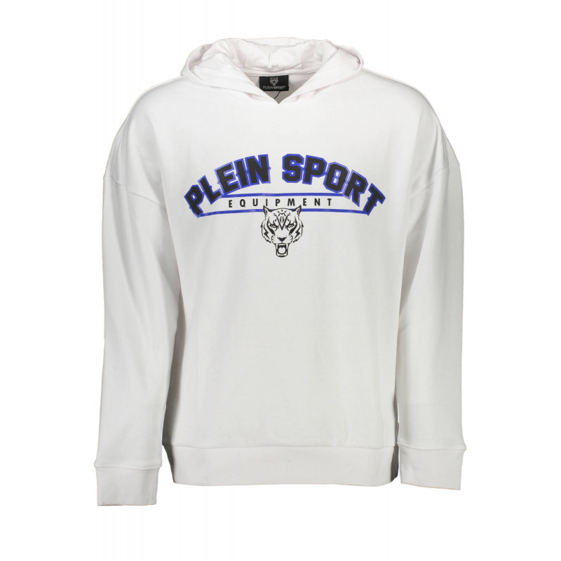 PLEIN SPORT SWEATSHIRT OHNE REISSVERSCHLUSS HERREN WEISS
