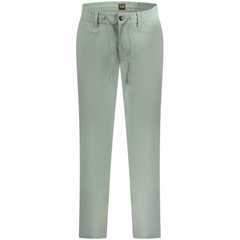 HUGO BOSS MEN'S GREEN TROUSERS