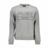 PLEIN SPORT SWEATSHIRT OHNE REISSVERSCHLUSS HERREN GRAU